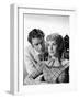 LITTLE WOMEN, 1949 directed by MERVYN LeROY Peter Lawford and Elizabeth Taylor (b/w photo)-null-Framed Photo