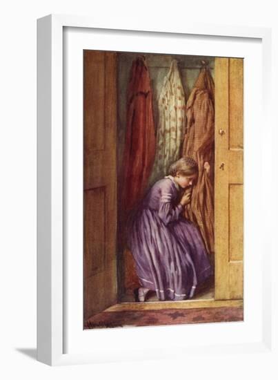 'Little Women' by Louisa-Harold Copping-Framed Giclee Print