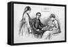 Little Women, Game Chess-null-Framed Stretched Canvas