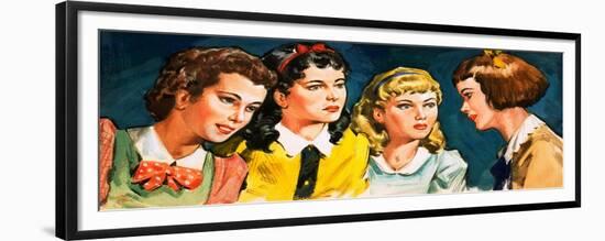 Little Women-James Edwin Mcconnell-Framed Giclee Print