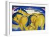 Little Yellow Horses, 1912-Franz Marc-Framed Giclee Print