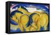 Little Yellow Horses, 1912-Franz Marc-Framed Stretched Canvas