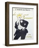 Little Young Gentlemen, Illustration from "L'Assiette Au Beurre," 1909-Miklos Vadasz-Framed Giclee Print