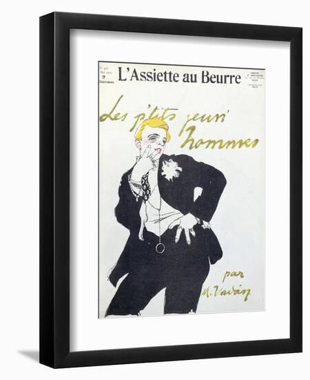 Little Young Gentlemen, Illustration from "L'Assiette Au Beurre," 1909-Miklos Vadasz-Framed Giclee Print