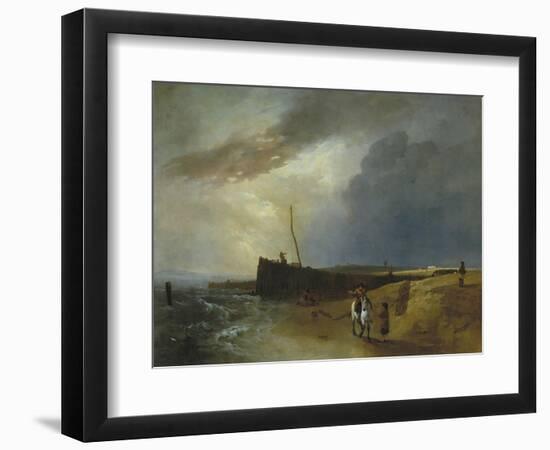 Littlehampton Pier-Sir Augustus Wall Callcott-Framed Giclee Print