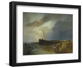 Littlehampton Pier-Sir Augustus Wall Callcott-Framed Giclee Print