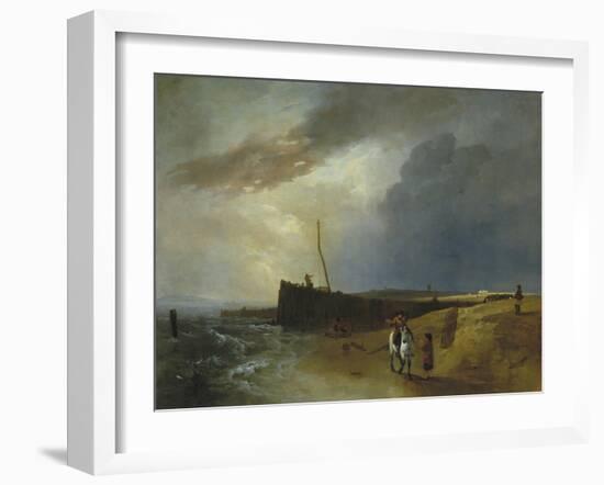 Littlehampton Pier-Sir Augustus Wall Callcott-Framed Giclee Print