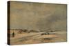 'Littlehampton, Winter', c1868-James Webb-Stretched Canvas