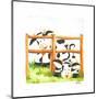 Littles Cows And Fences-Urpina-Mounted Art Print