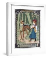 Litttle Red Riding Hood, 19th Century-null-Framed Giclee Print