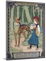 Litttle Red Riding Hood, 19th Century-null-Mounted Giclee Print