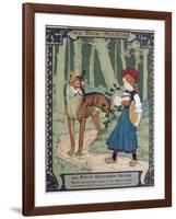 Litttle Red Riding Hood, 19th Century-null-Framed Giclee Print