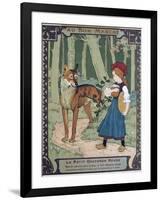 Litttle Red Riding Hood, 19th Century-null-Framed Giclee Print