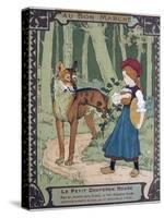 Litttle Red Riding Hood, 19th Century-null-Stretched Canvas