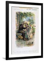 Litttle Red Riding Hood, 19th Century-null-Framed Giclee Print