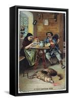 Litttle Red Riding Hood, 19th Century-null-Framed Stretched Canvas