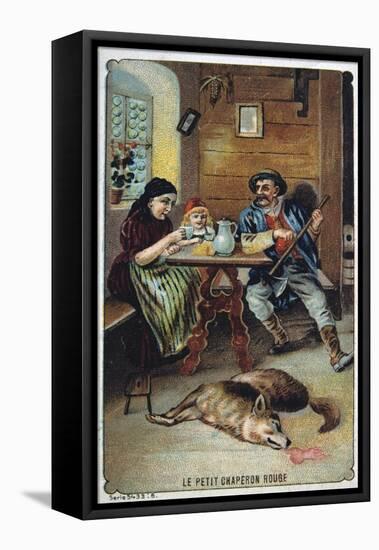 Litttle Red Riding Hood, 19th Century-null-Framed Stretched Canvas