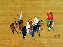 Kublai Khan (1214-94) Hunting, Yuan Dynasty-Liu Kuan-tao-Stretched Canvas