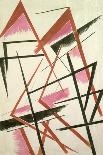 Construction with White Half Moon-Liubov Sergeevna Popova-Giclee Print