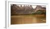 Liuijiaxia Reservoir Canyon Binglin Si Buddhist Temple Lanzhou, Gansu, China-William Perry-Framed Photographic Print