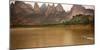 Liuijiaxia Reservoir Canyon Binglin Si Buddhist Temple Lanzhou, Gansu, China-William Perry-Mounted Premium Photographic Print