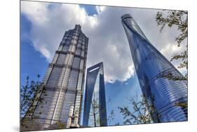 Liujiashui Financial District Shanghai China-William Perry-Mounted Premium Photographic Print