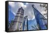 Liujiashui Financial District Shanghai China-William Perry-Framed Stretched Canvas