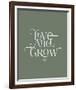 Live and Grow-Joni Whyte-Framed Giclee Print