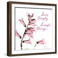 Live and Laugh Foxglove-Albert Koetsier-Framed Photographic Print