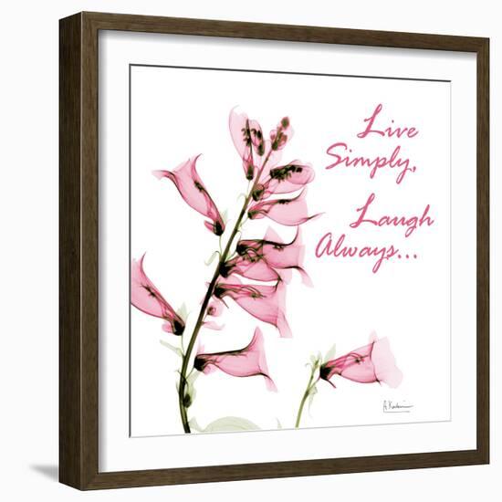 Live and Laugh Foxglove-Albert Koetsier-Framed Photographic Print