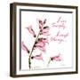 Live and Laugh Foxglove-Albert Koetsier-Framed Photographic Print