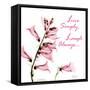 Live and Laugh Foxglove-Albert Koetsier-Framed Stretched Canvas