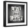 Live And Learn Concept-sam2172-Framed Art Print