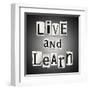 Live And Learn Concept-sam2172-Framed Art Print