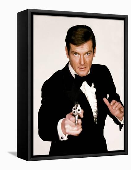 Live and Let Die, Roger Moore, 1973-null-Framed Stretched Canvas