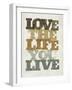 Live and Love II-null-Framed Art Print