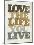 Live and Love II-null-Mounted Art Print