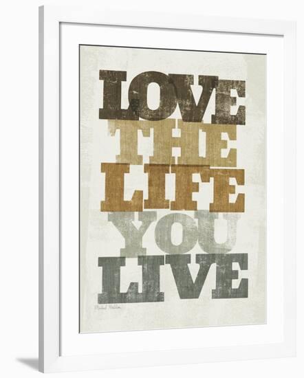 Live and Love II-null-Framed Art Print