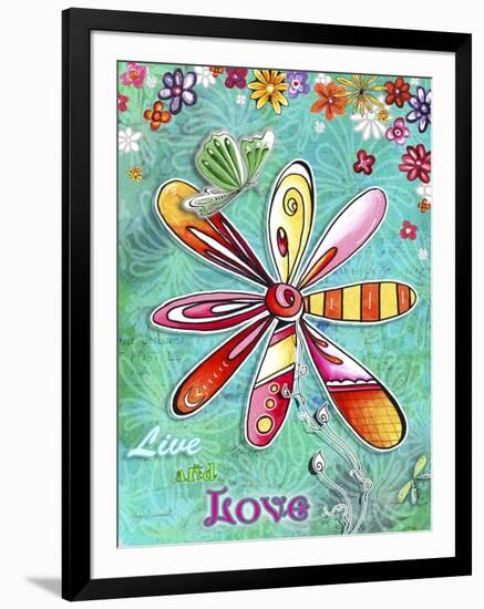 Live and Love-Megan Duncanson-Framed Premium Giclee Print