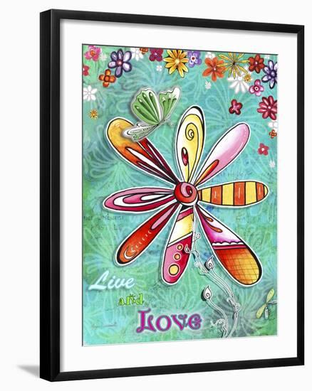 Live and Love-Megan Duncanson-Framed Giclee Print