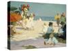 Live at the Beach-Edward Henry Potthast-Stretched Canvas