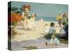 Live at the Beach-Edward Henry Potthast-Stretched Canvas