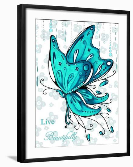 Live Beautifully-Megan Duncanson-Framed Giclee Print