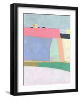 Live Colourfully - Patchwork-null-Framed Giclee Print