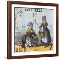 Live Eels!, Cries of London, C1840-TH Jones-Framed Giclee Print