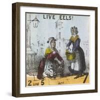 Live Eels!, Cries of London, C1840-TH Jones-Framed Giclee Print