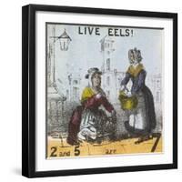 Live Eels!, Cries of London, C1840-TH Jones-Framed Giclee Print