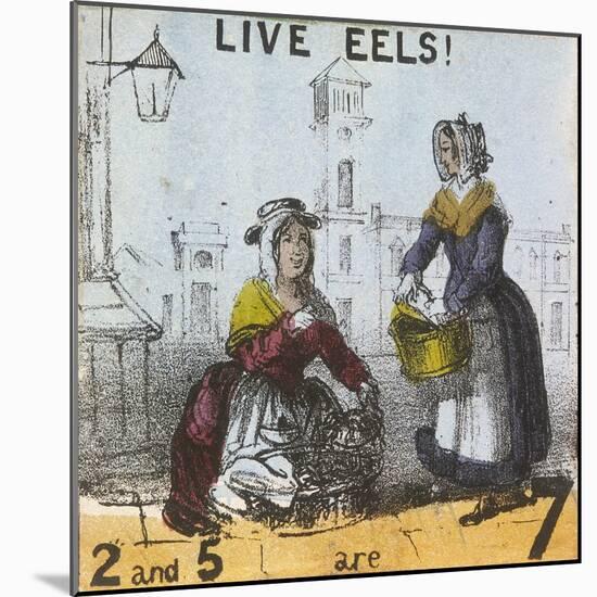 Live Eels!, Cries of London, C1840-TH Jones-Mounted Giclee Print