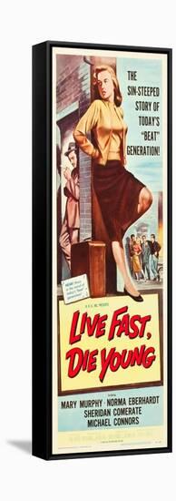 LIVE FAST, DIE YOUNG, Mary Murphy (front), 1958-null-Framed Stretched Canvas