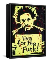 Live for the Funk-Abstract Graffiti-Framed Stretched Canvas